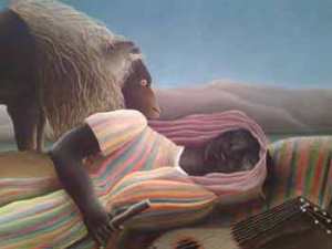 Henri Rousseau The Sleeping Gypsy (Part)